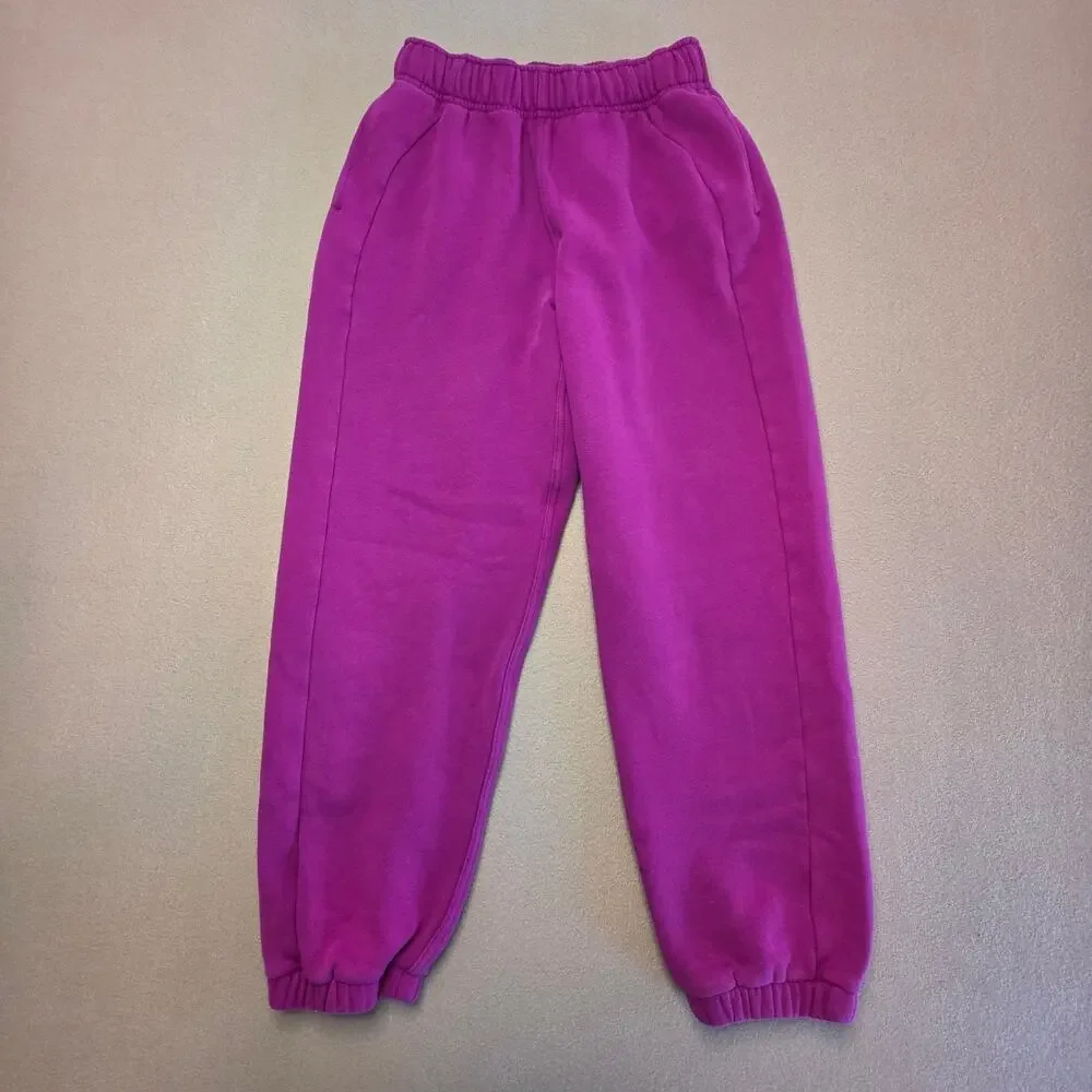 Lululemon Scuba Mid-Rise Oversized Jogger Sweatpant Ripened Raspberry Sz XXS